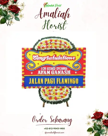 Sewa Papan Bunga Setianegara